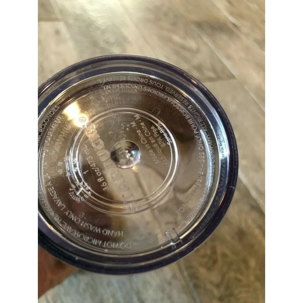 Starbucks Tumbler 16 oz‎ Silver Glitter Gradient Cold Coffee Cup Siren Logo